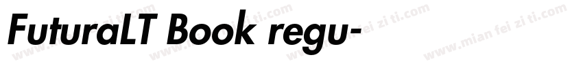 FuturaLT Book regu字体转换